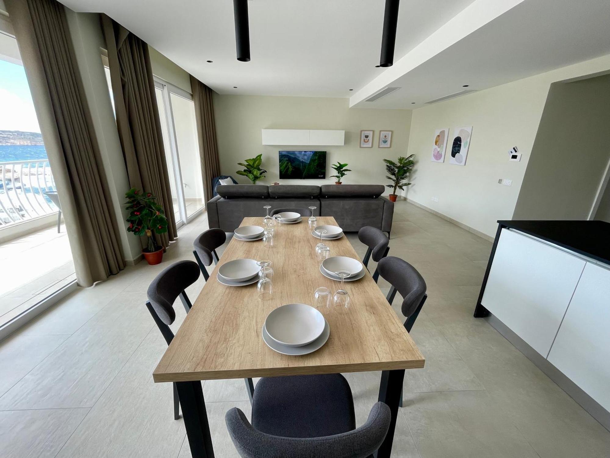 Bugibba Square Seafront Lux Apartments By Holi St. Paul's Bay Exterior foto