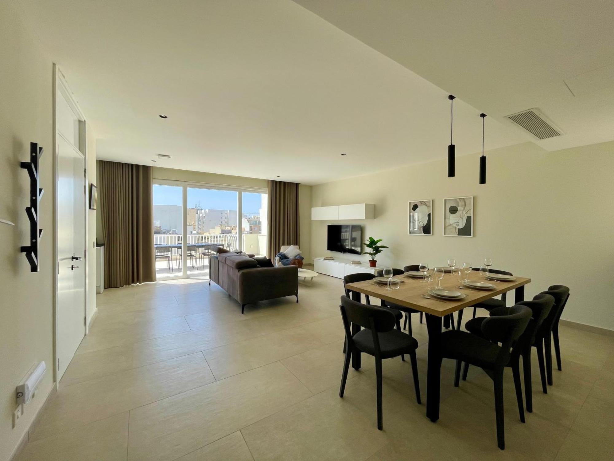 Bugibba Square Seafront Lux Apartments By Holi St. Paul's Bay Exterior foto
