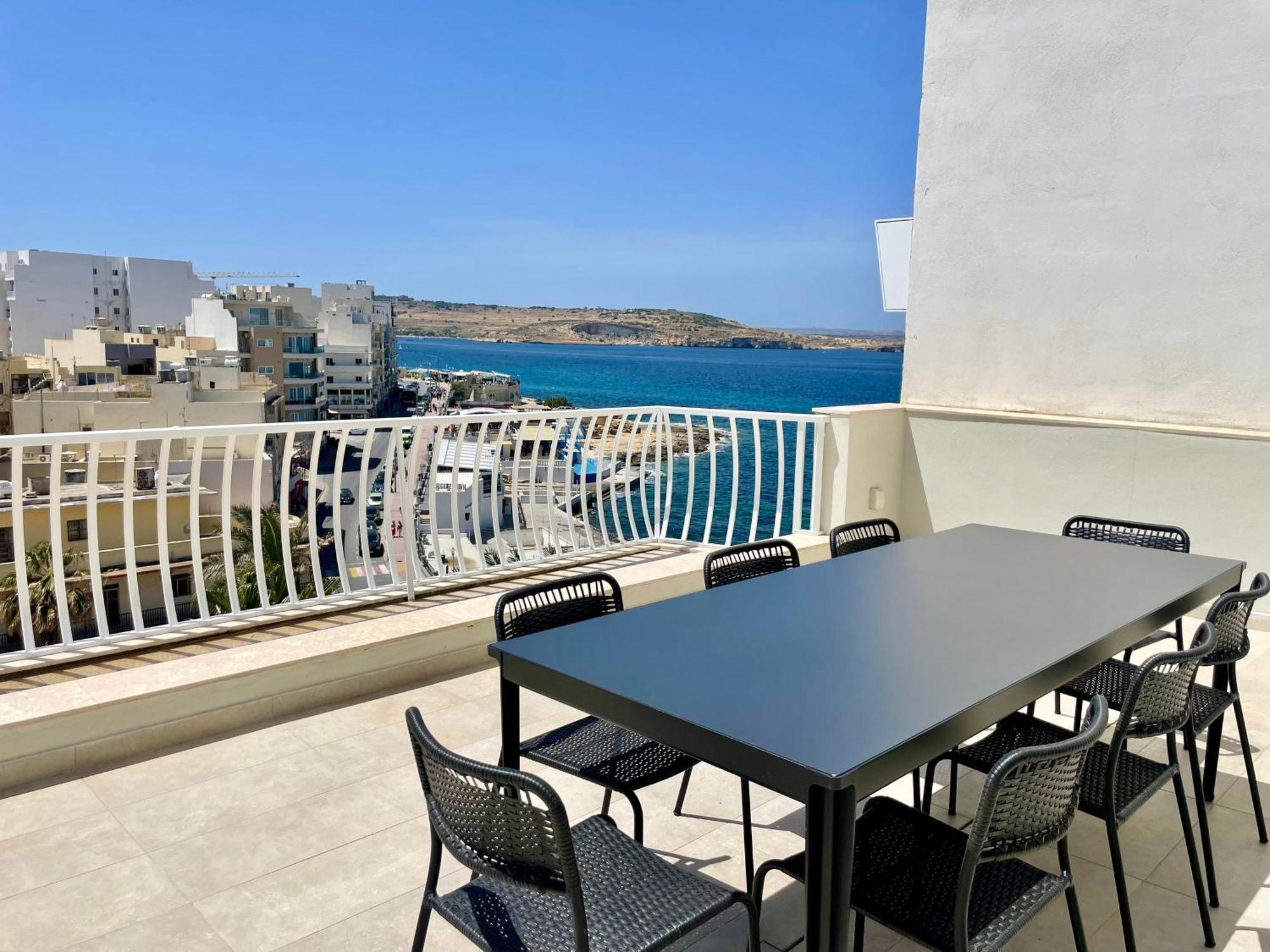 Bugibba Square Seafront Lux Apartments By Holi St. Paul's Bay Exterior foto